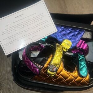 Kurt Geiger Black Leather Sandals